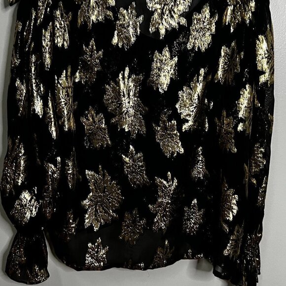 IRO Blouse 70% Viscose, 30% Lurex Size 10 - Picture 5 of 7